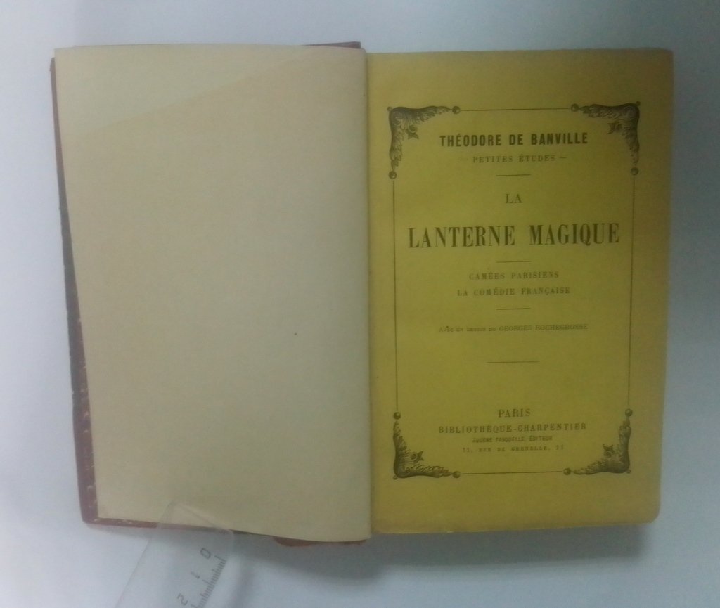 Банвиль, Теодор де (Banville, Th?odore de). Волшебный фонарь.