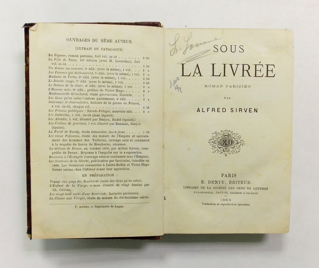 Sirven, A. В ливрее.