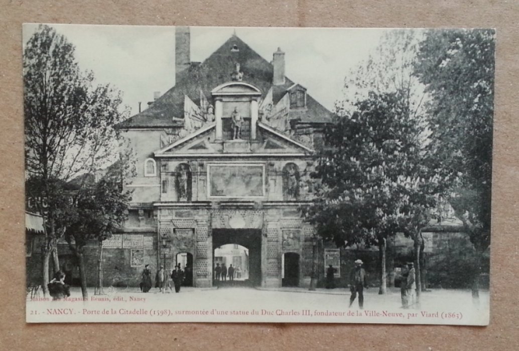 Nancy - Porte del la Citadelle. Открытка