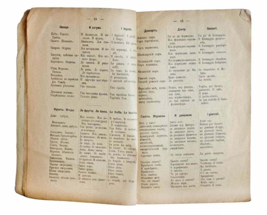 Русский в Италии: разговорный самоучитель по методу Берлица (1909)