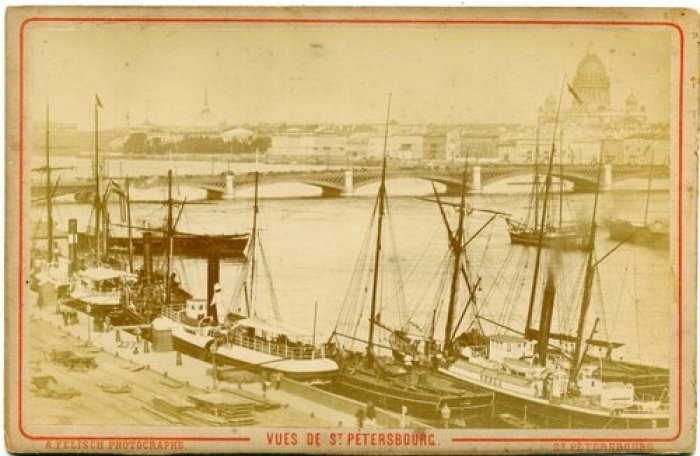 С-Петербург. Вид на Николаевский мост.