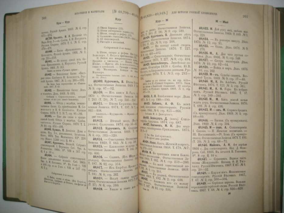 Межов В. И. Русская историческая библиография за 1865-1876 включительно. Том IV. № 36,811-44,705.
