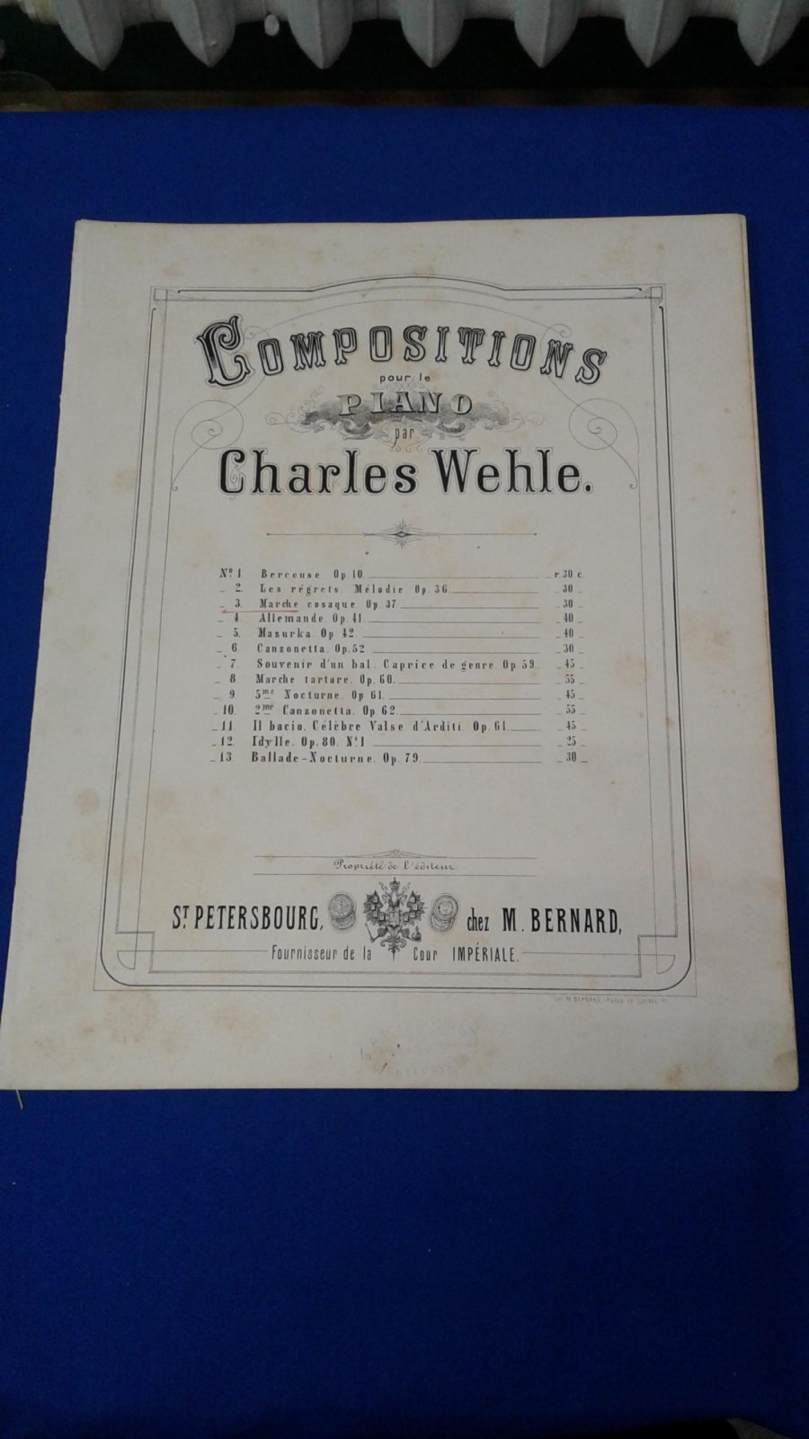 Wehle Charles. Веле Карл. Казацкий (козацкий, козацький ) марш