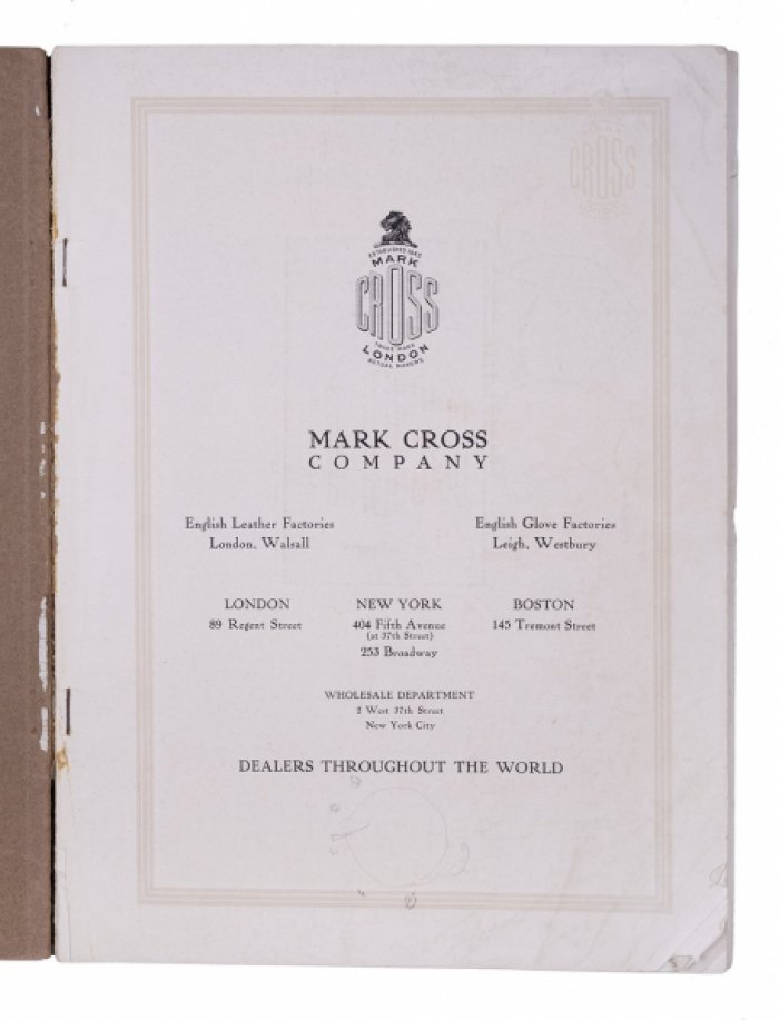 Mark Cross Company: иллюстрированный каталог роскошных кожаных аксессуаров (Нью‑Йорк — Лондон — Бостон, 1920–1930-е)