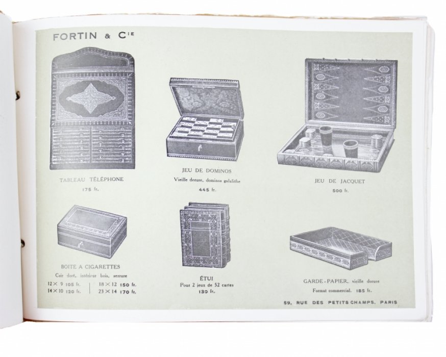 Иллюстрированный каталог “Fortin & Cie” по офисным принадлежностям (Париж, 1926): мебель, фурнитура и предметы для рабочего стола