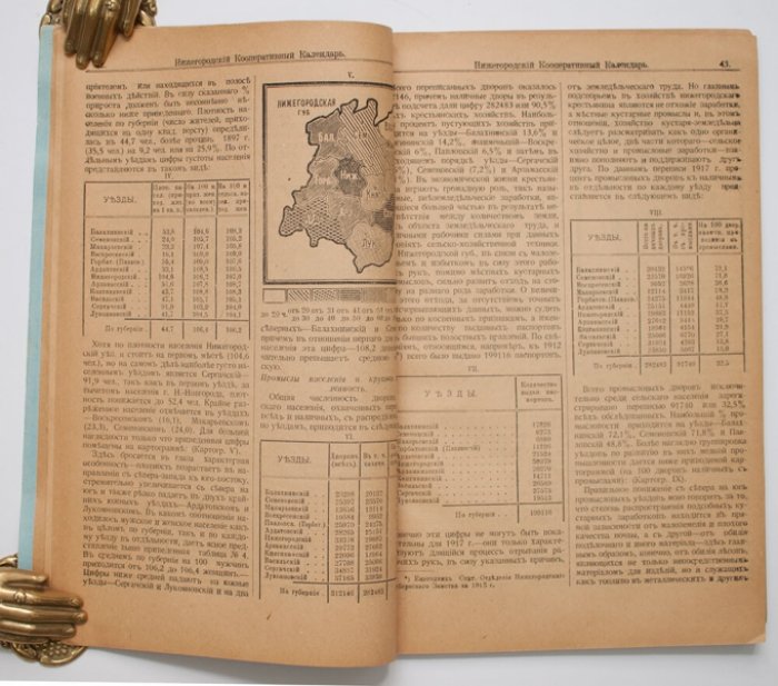 Нижегородский кооперативный календарь на 1919 год: статистика, рыночные цены и «голодная кухня»
