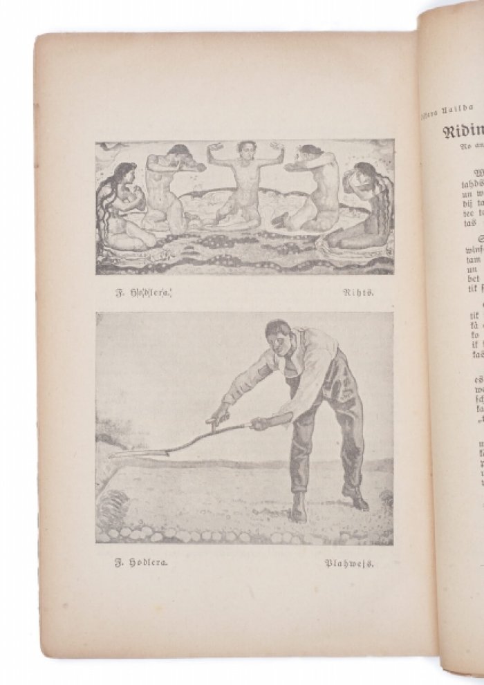 Tauretajs ("Горн") №1 за 1920 год — иллюстрированный латышский журнал, Рига, работы Фердинанда Ходлера