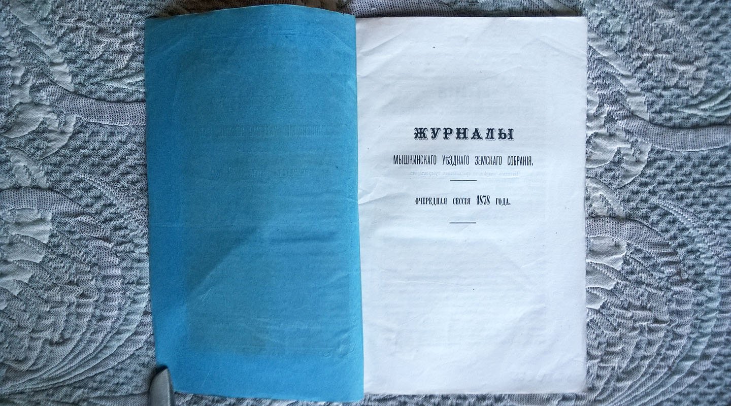 Журналы Мышкинского уездного земского собрания: Очередная сессия 1878 года.