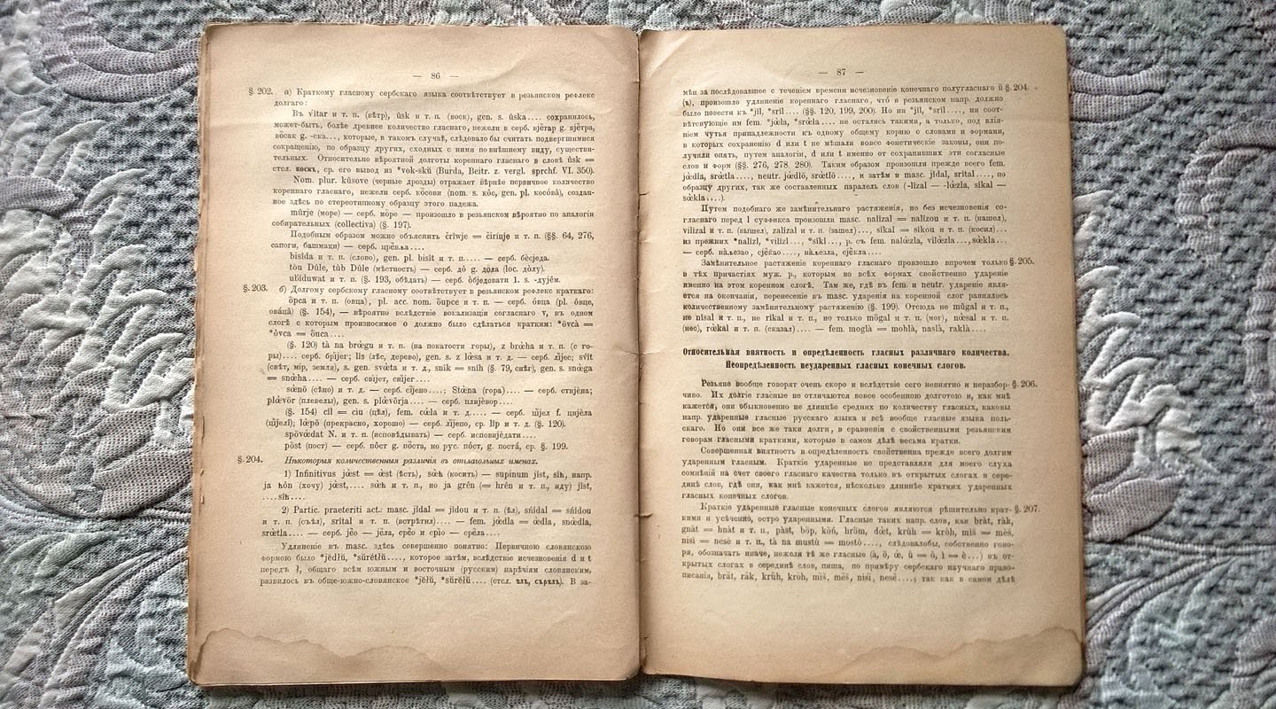 Бодуэн-де-Куртенэ И. (J. Baudouin de Courtenay). Опыт фонетики резьянских говоров.