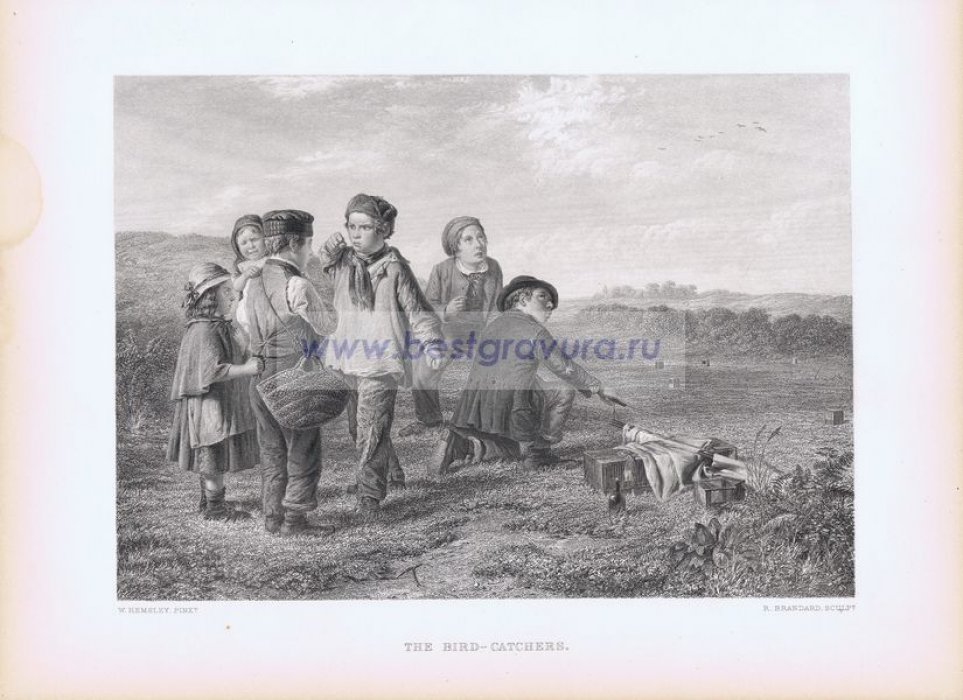 Брандард, Роберт (Brandard, Robert): Хемсли, Уильям (Hemsley, William). Птицеловы.