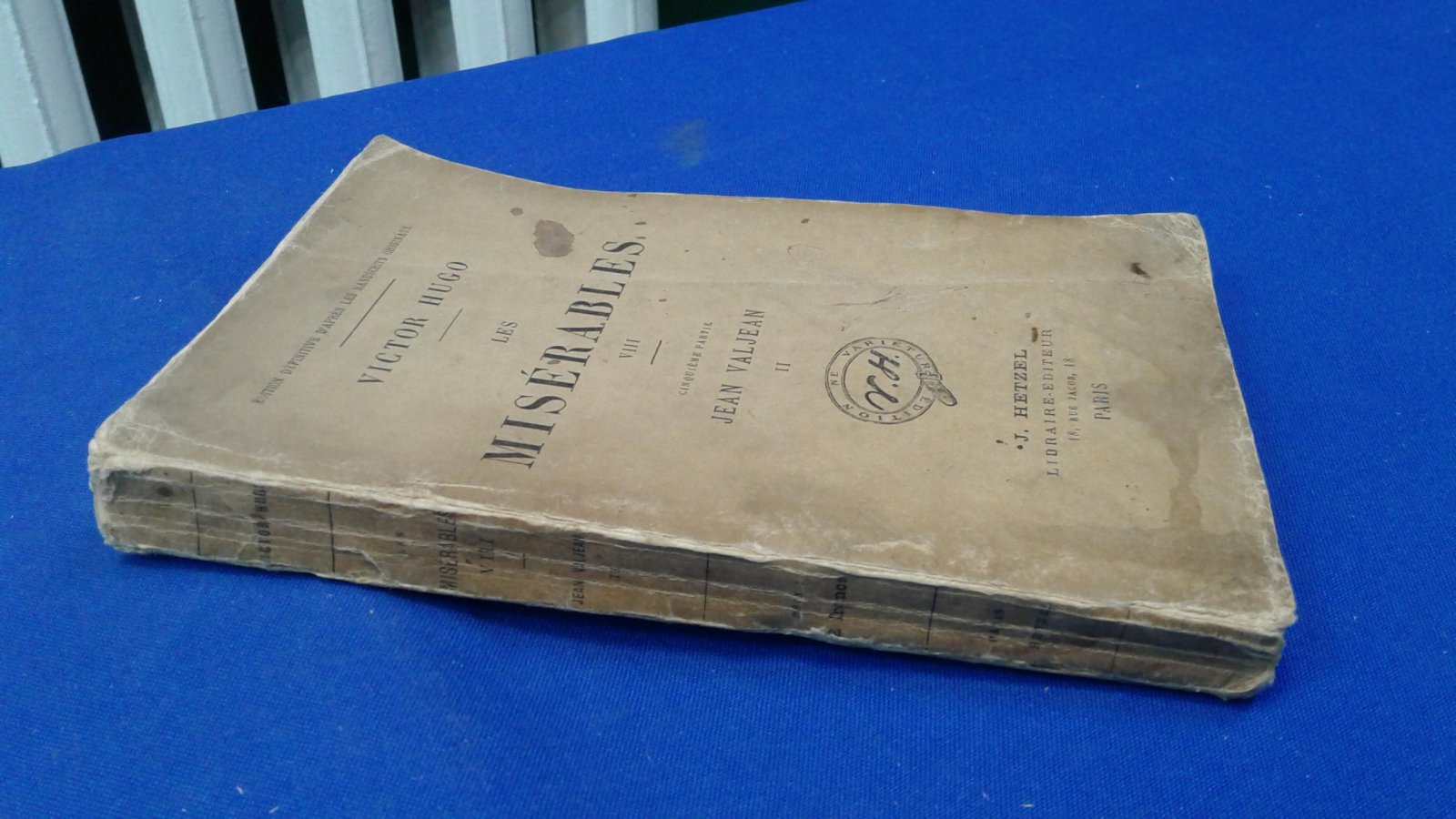 Hugo V.  Гюго В. Les Miserables, Vol. 8. Cinquieme Partie, Jean Valjean II. Отверженные, том 8. Жан Вальжан.