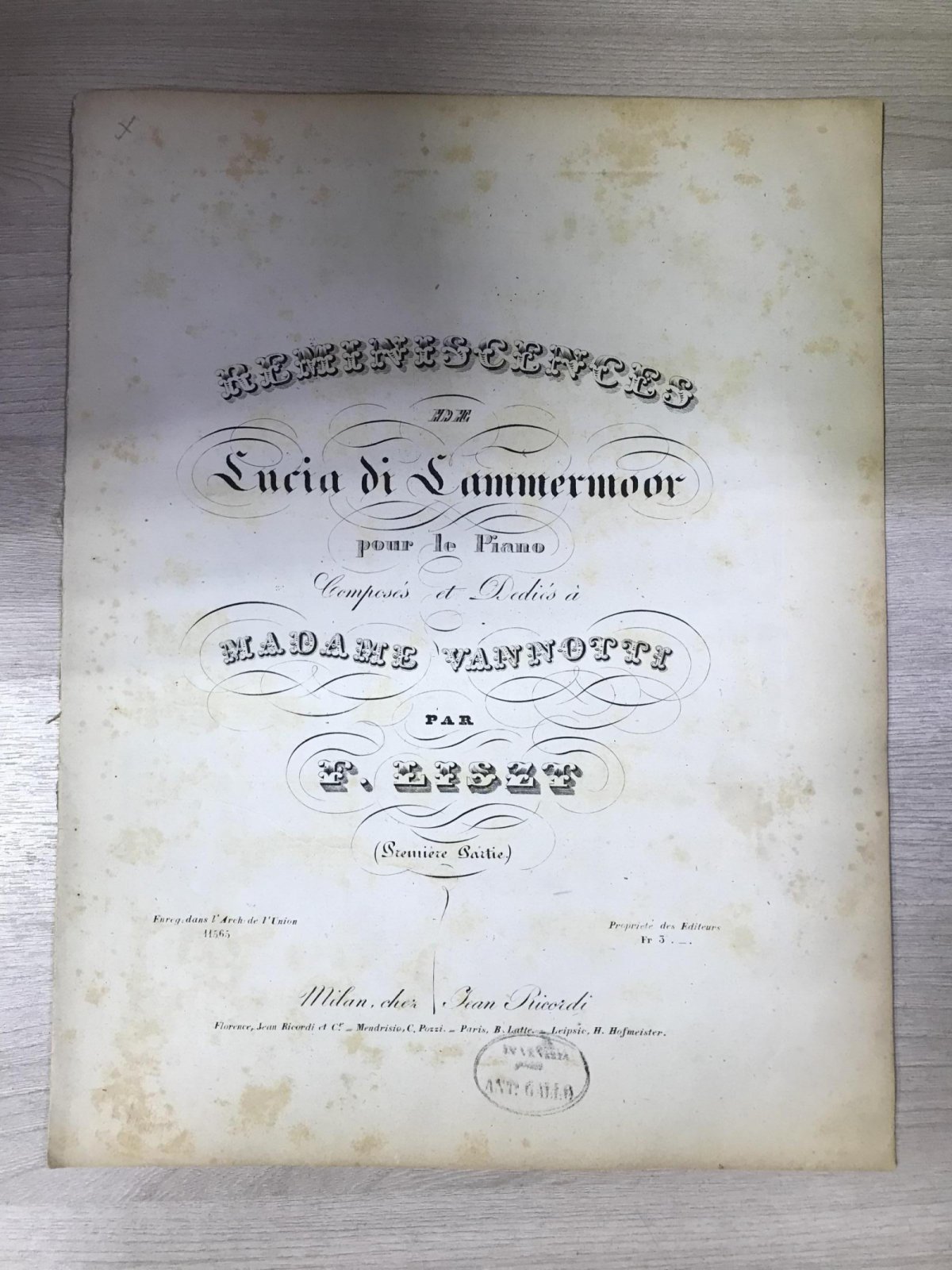 Лист Ференц. Reminiscences de Lucia di Lammermoor ( `Воспоминание об опере `Лючия ди Ламмермур` `- Драматическая фантазия для фортепиано).