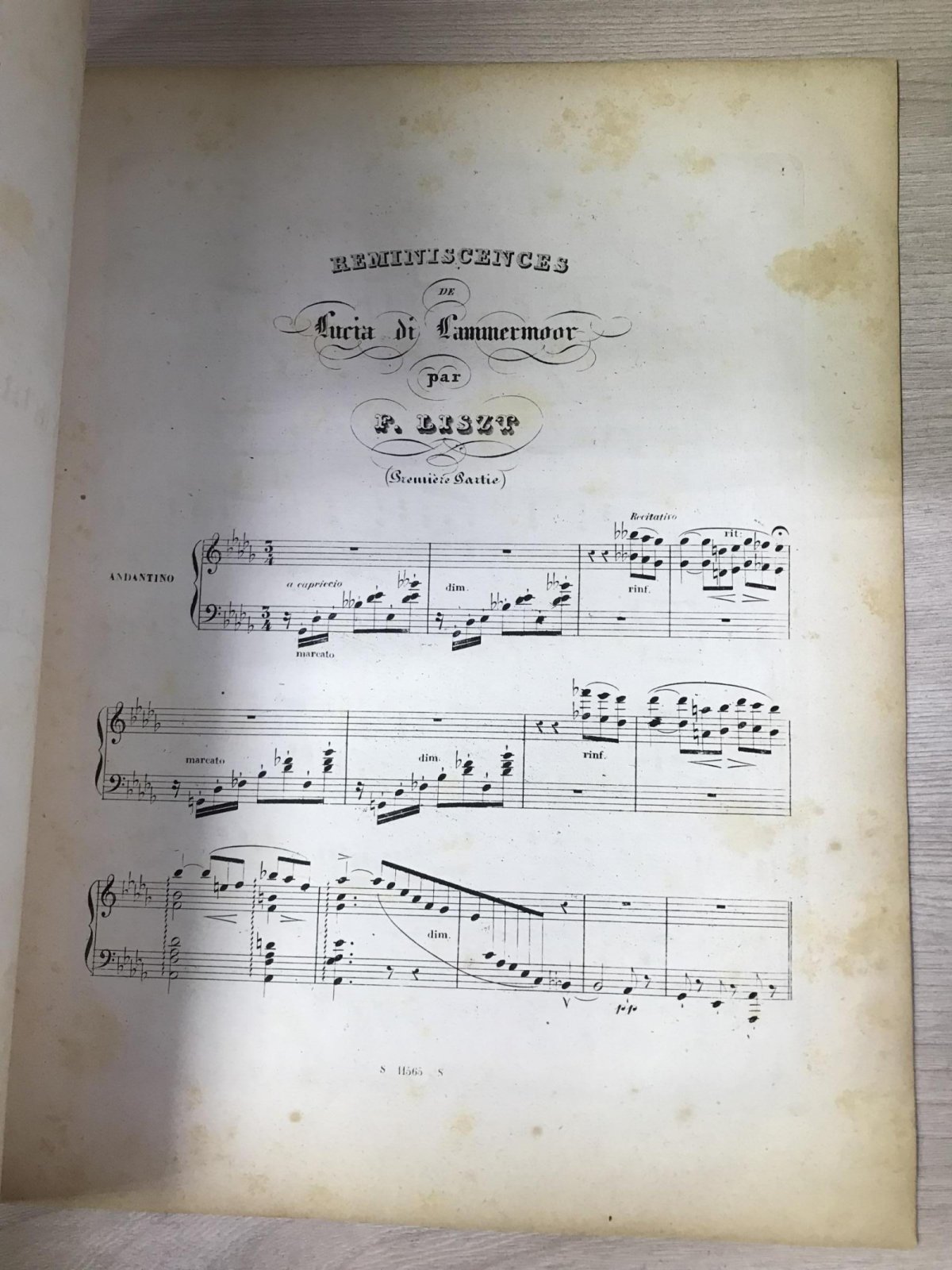 Лист Ференц. Reminiscences de Lucia di Lammermoor ( `Воспоминание об опере `Лючия ди Ламмермур` `- Драматическая фантазия для фортепиано).