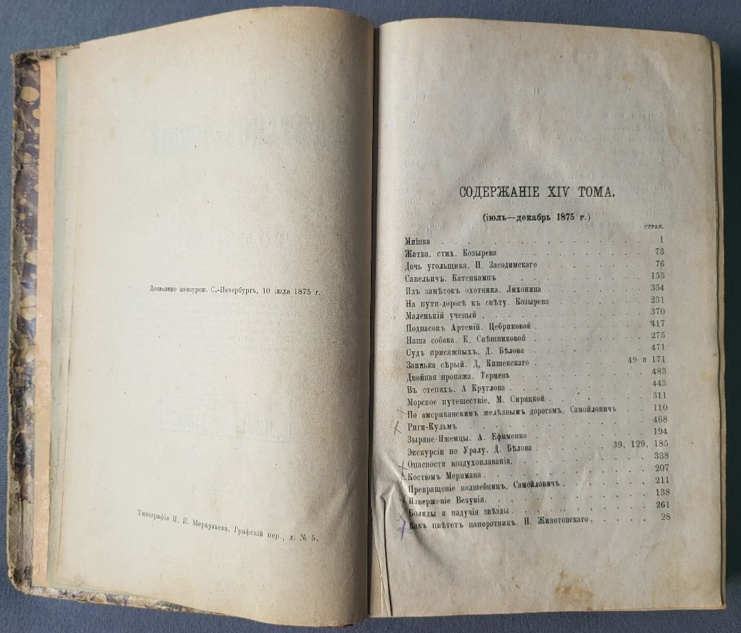 Детское чтение. Год седьмой. Том XIV (июль-декабрь 1875 года)