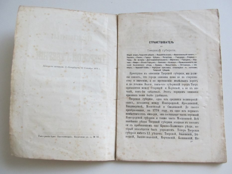 Странствователь по тверской губернии.