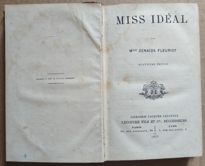 Zenaide Fleuriot./ Зинаида-Мари-Анн Флерио. Miss Ideal. Мисс совершенство.