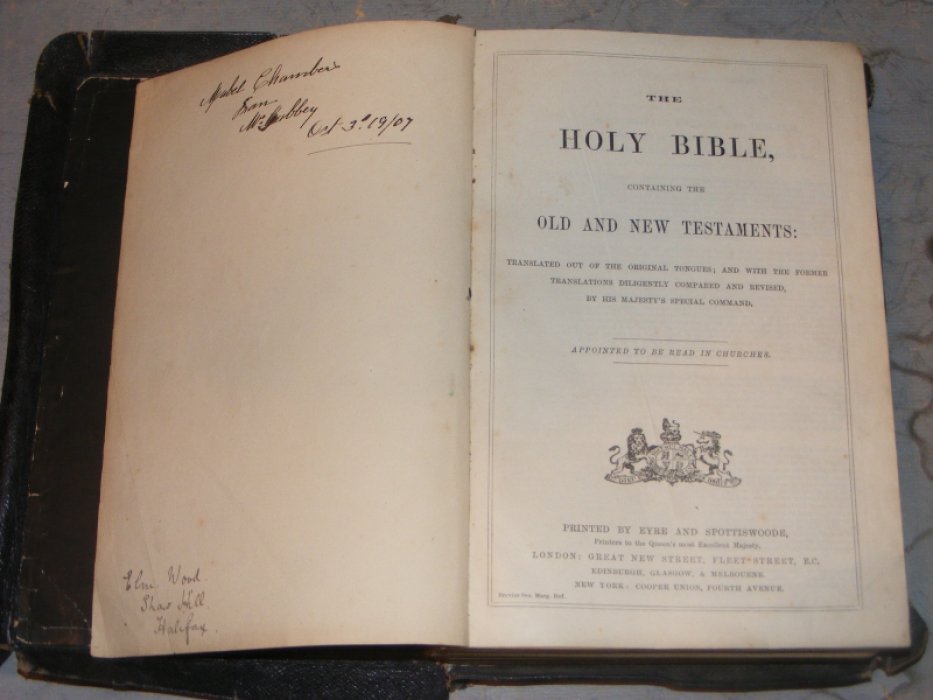 The Holy Bible,containing the old and new testaments
