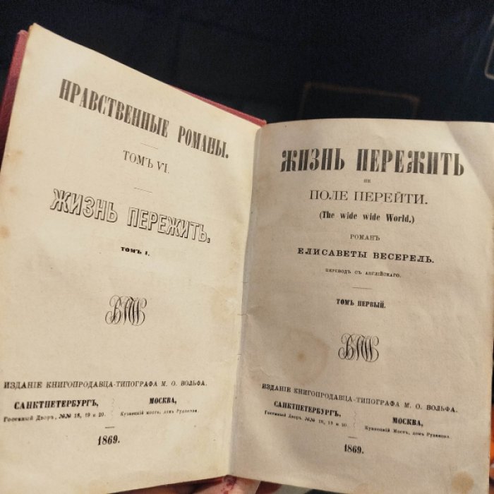 Весерель Е. Жизнь пережить - не поле перейти.