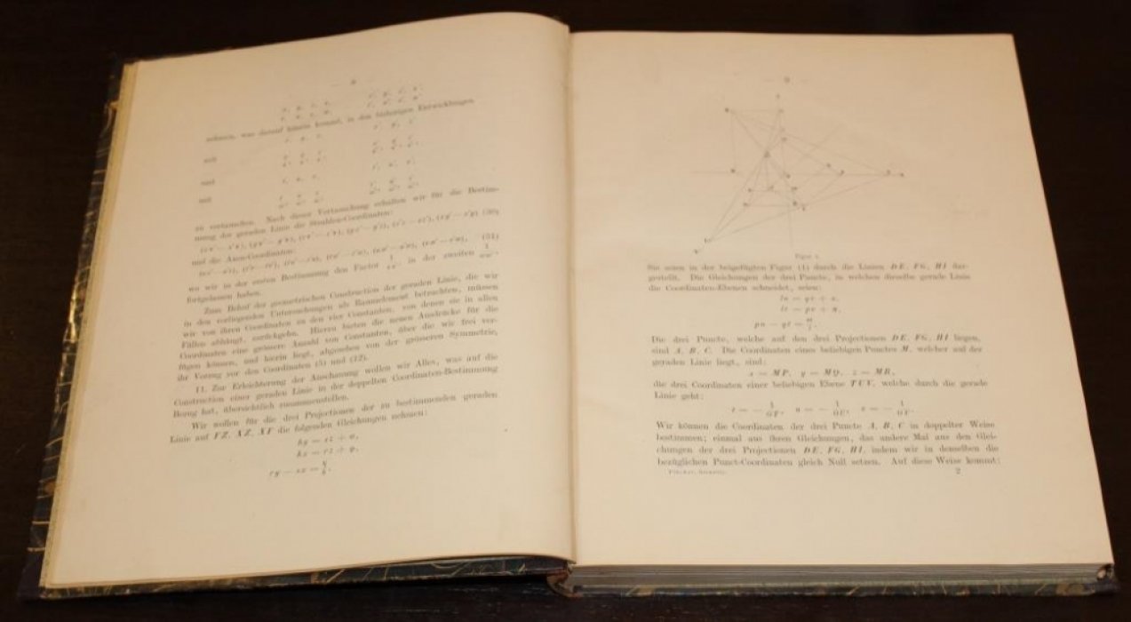 Плюккер Юлиус ( Julius Pl?cker). Neue Geometrie des Raumes.