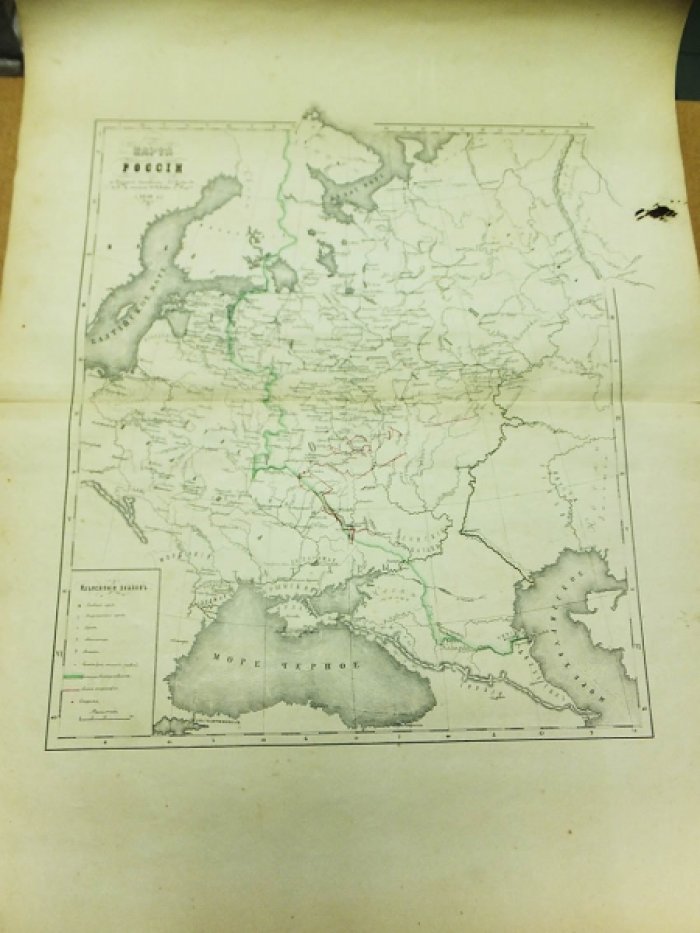 Карта России 1610 год.