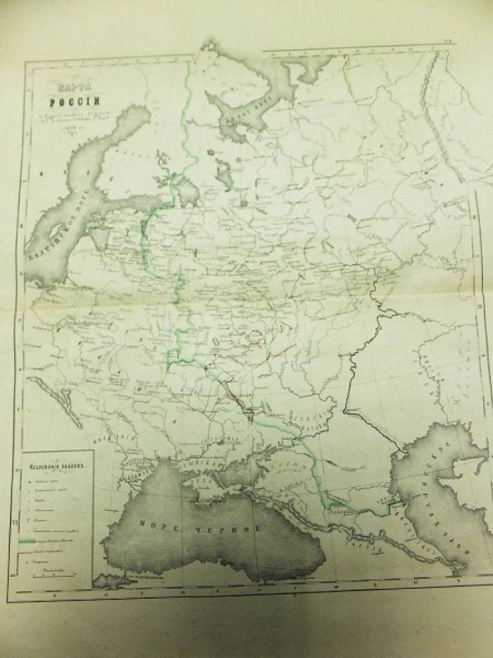 Карта России 1610 год.