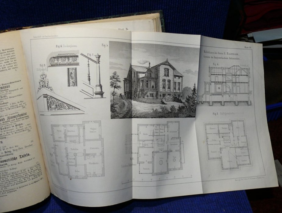 Haarmann`s F.L. Zeitschrift fur Bauhandwerker unter Mitwirkung der Lehrer der Baugewerkschule Holzminden. №1-12.