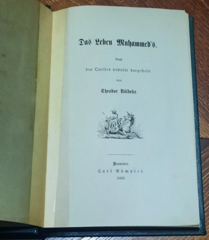 Theodor N?ldeke. Das Leben Muhammeds?