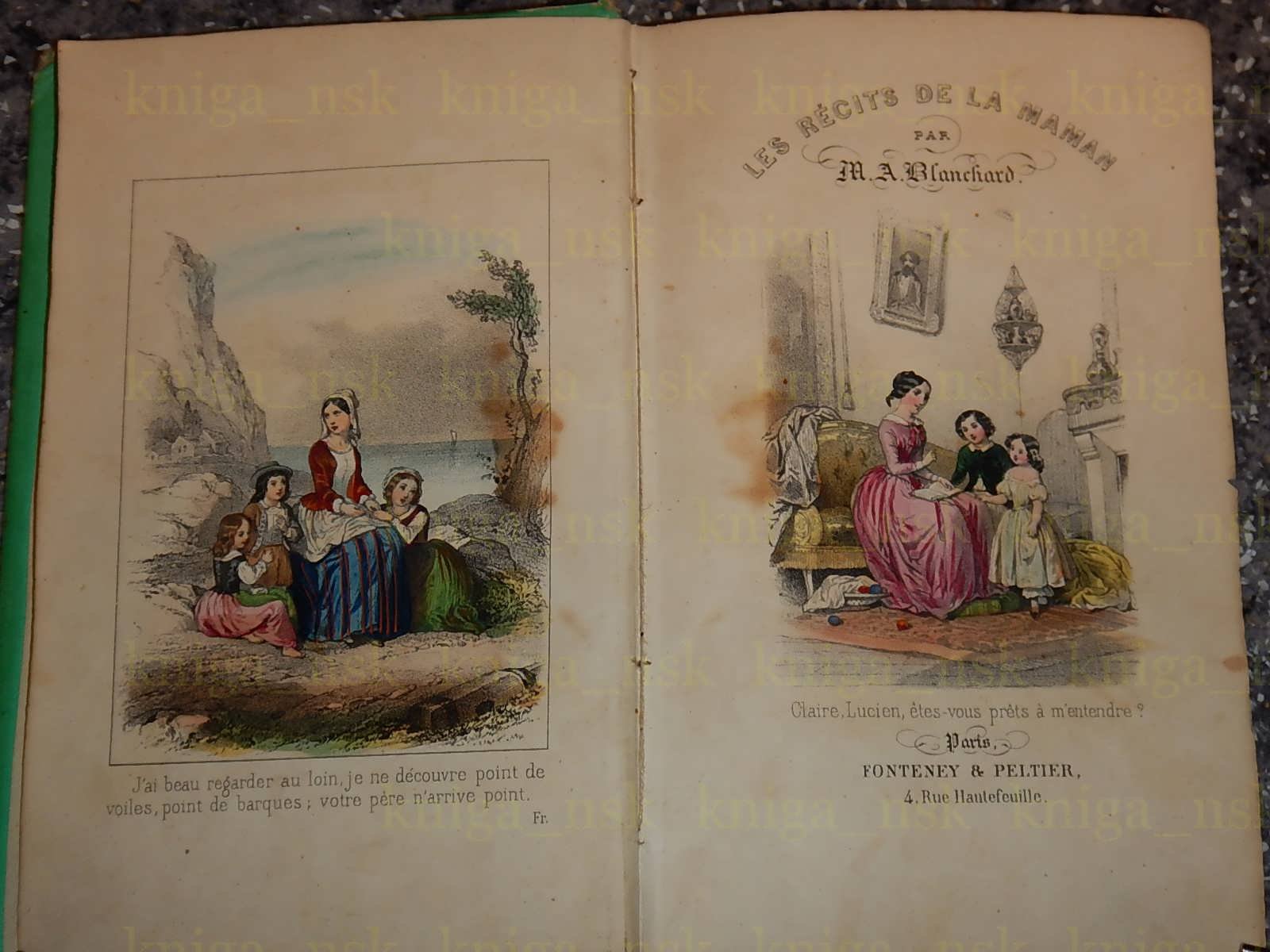 Blanchard M.A. Les recits de la maman. Мамины рассказы.