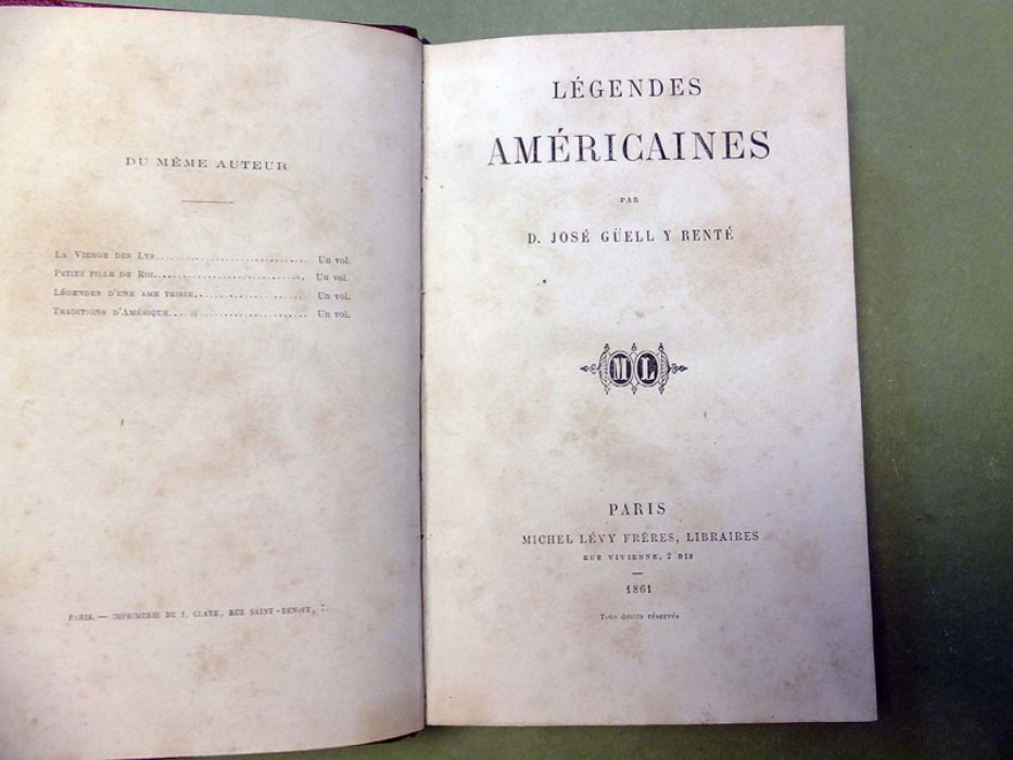 Jos Guell y Rent. Американские легенды. (Legendes Americanes)
