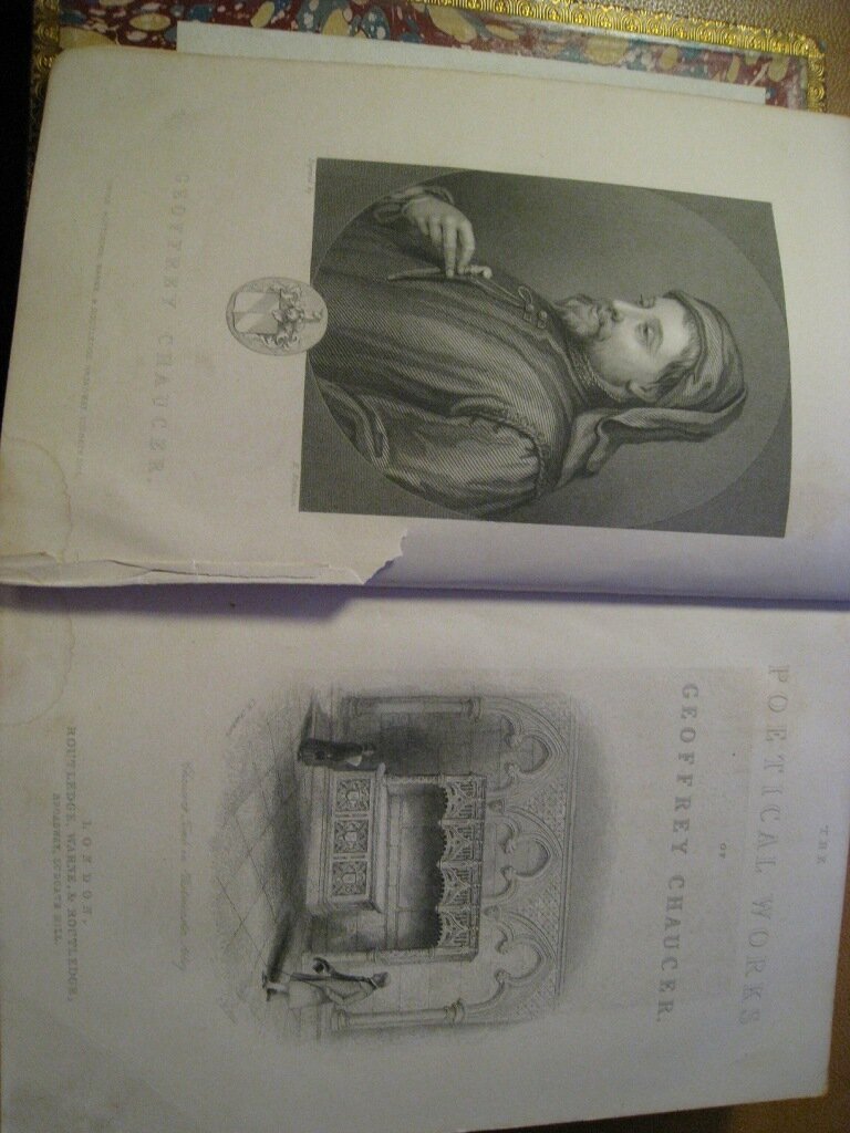 Thomas Tyrwhitt. The poetical works of Geoffrey Chaucer : with an essay on his language and versification, and an introductory discourse. [Поэтические работв Джефри Чоосера].