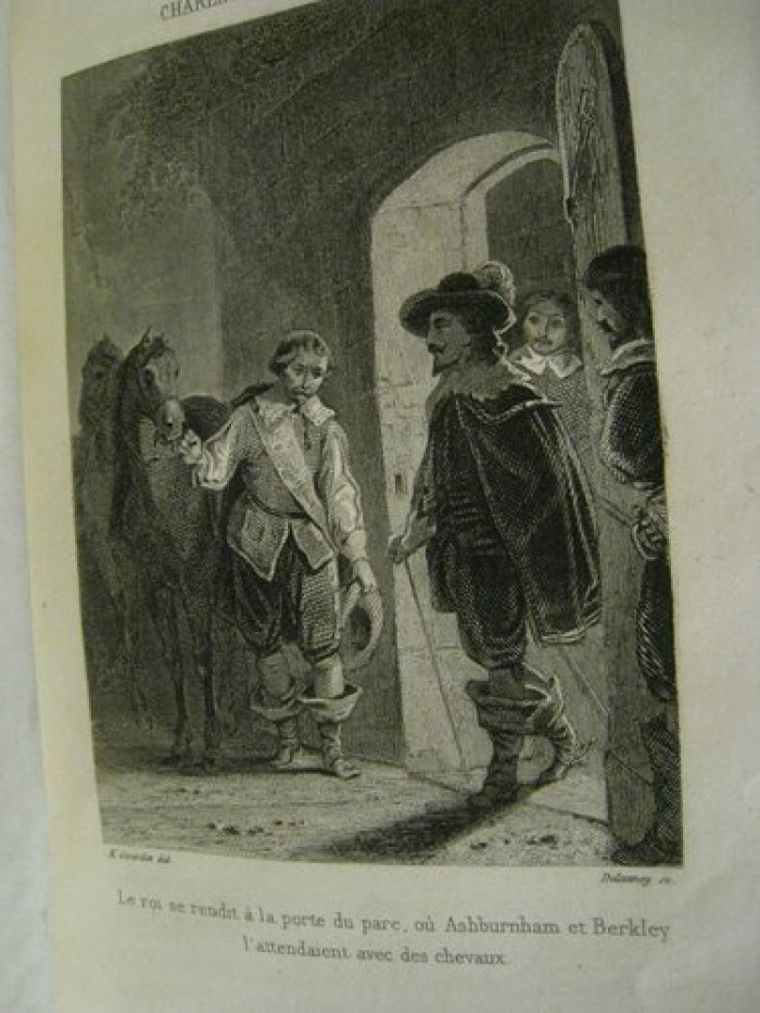 Cromwell Olivier. Charles I et Olivier Cromwell.