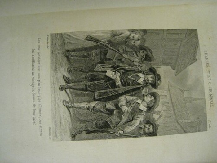 Cromwell Olivier. Charles I et Olivier Cromwell.
