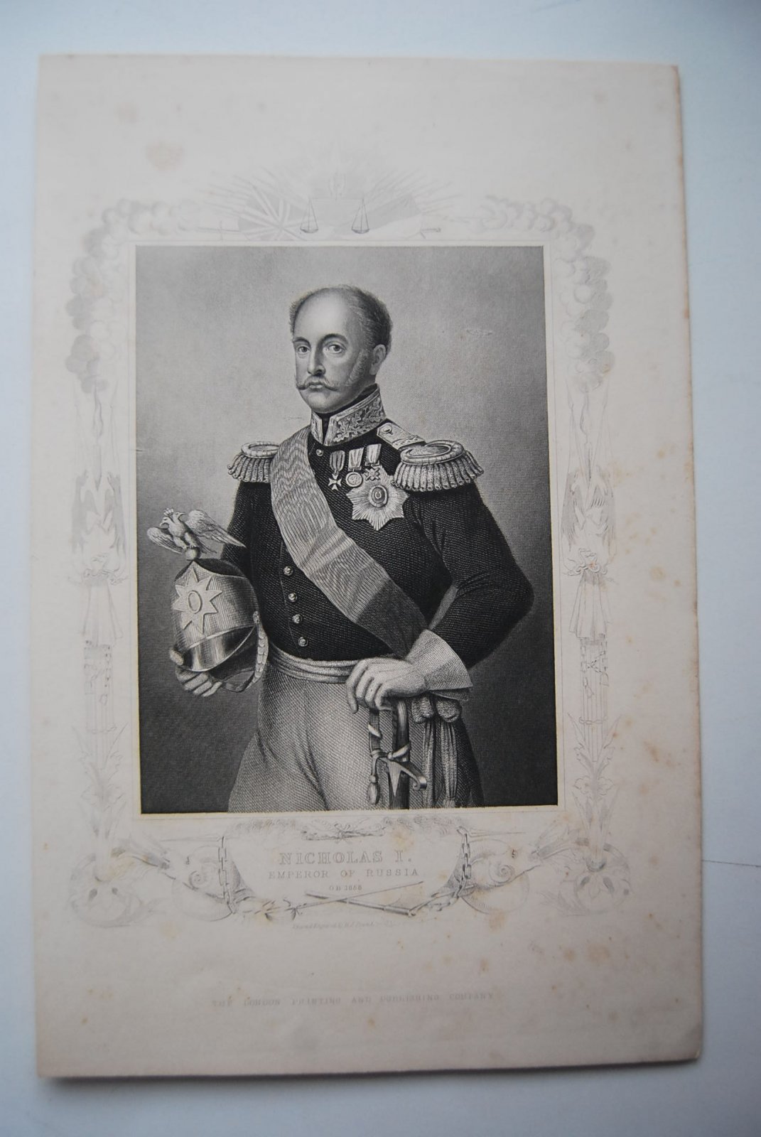 Pound D.J. Nicholas I. Emperor of Russia Ob. 1855.