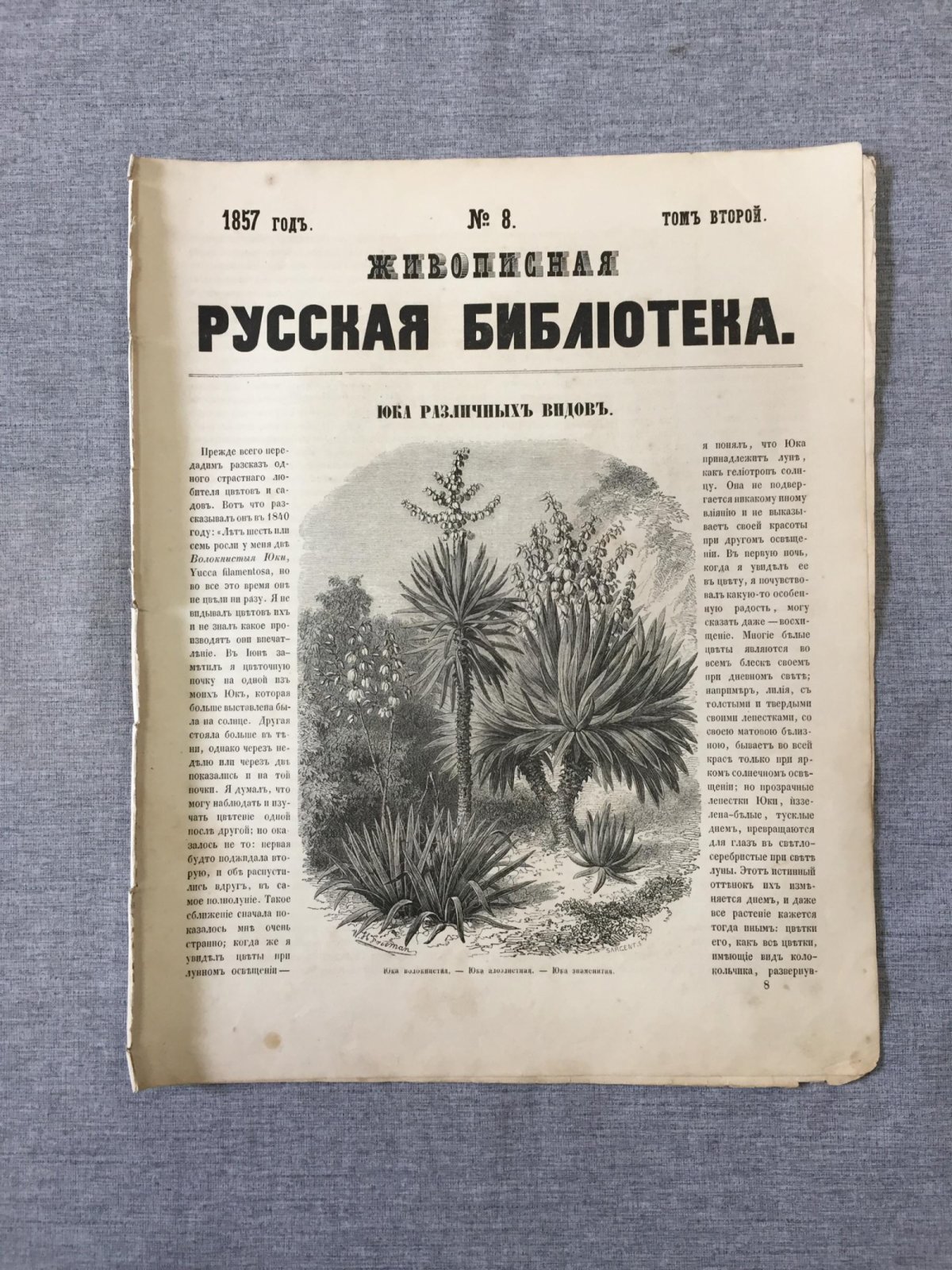 Живописная русская библиотека, издаваемая К.Полевым. Иллюстрированный журнал.