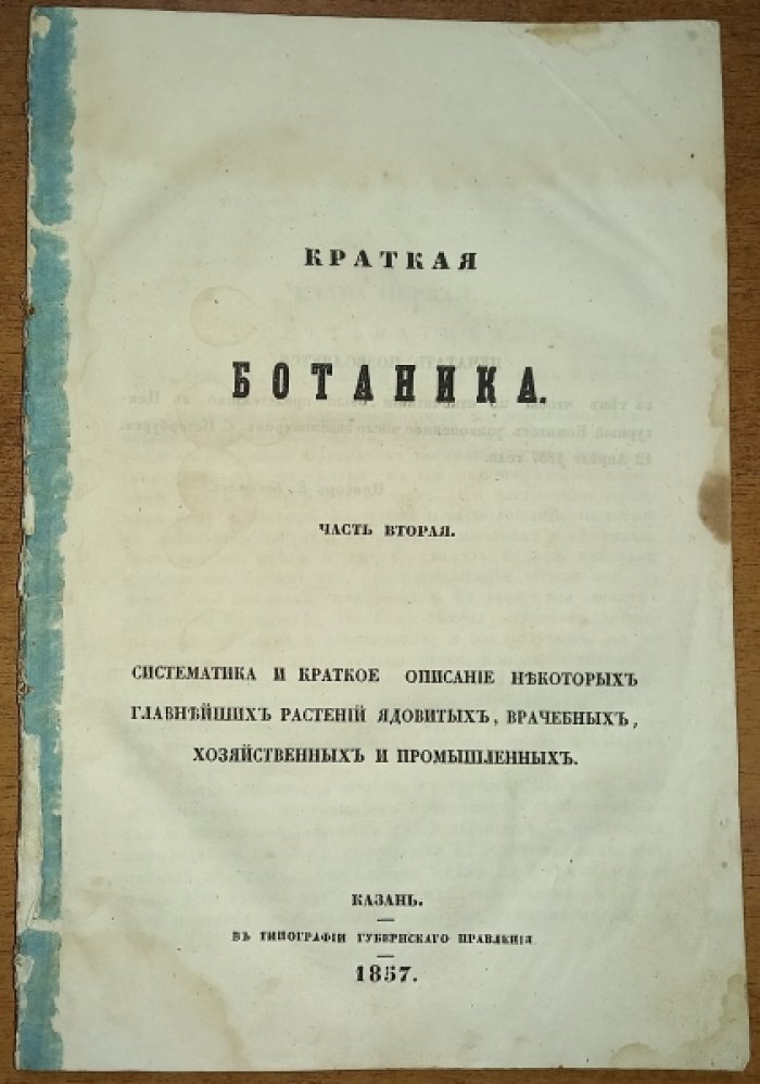Краткая ботаника. Часть вторая.