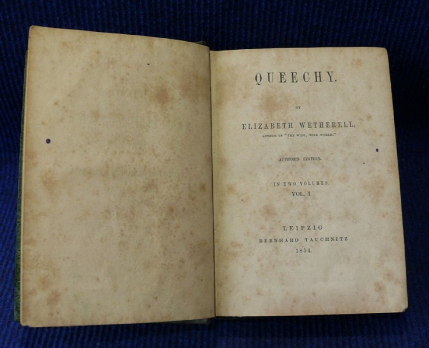 Wetherell Elizabeth. Queechy. (Квичи). В 2-х томах.