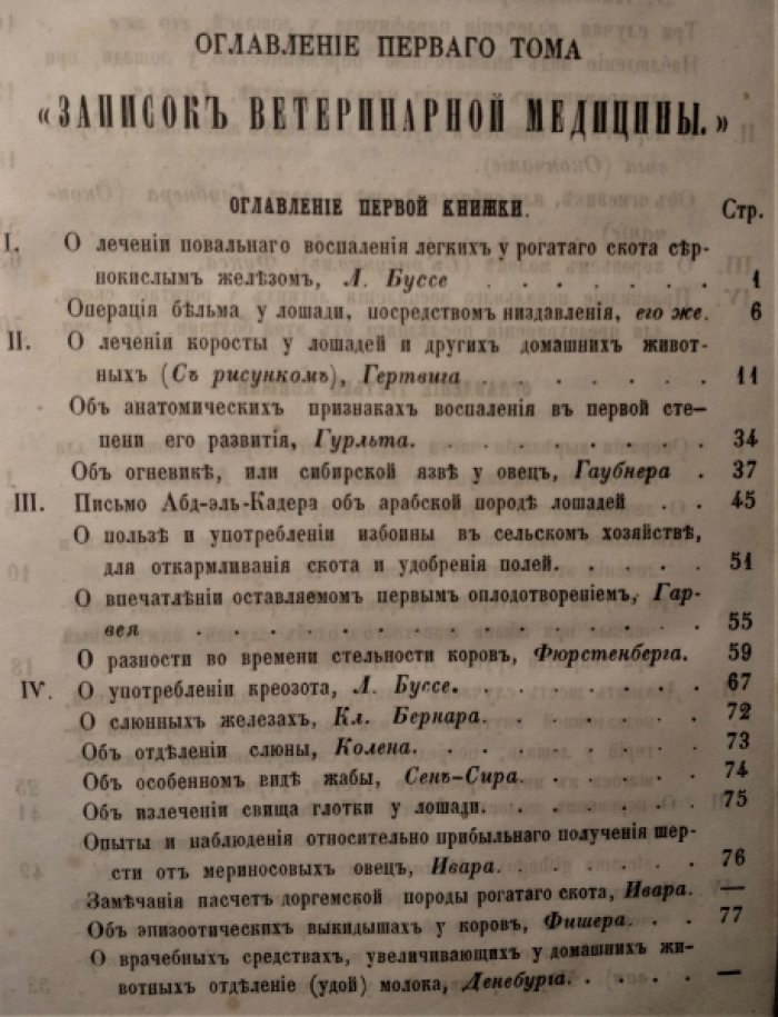 Записки ветеринарной медицины. Том 1.