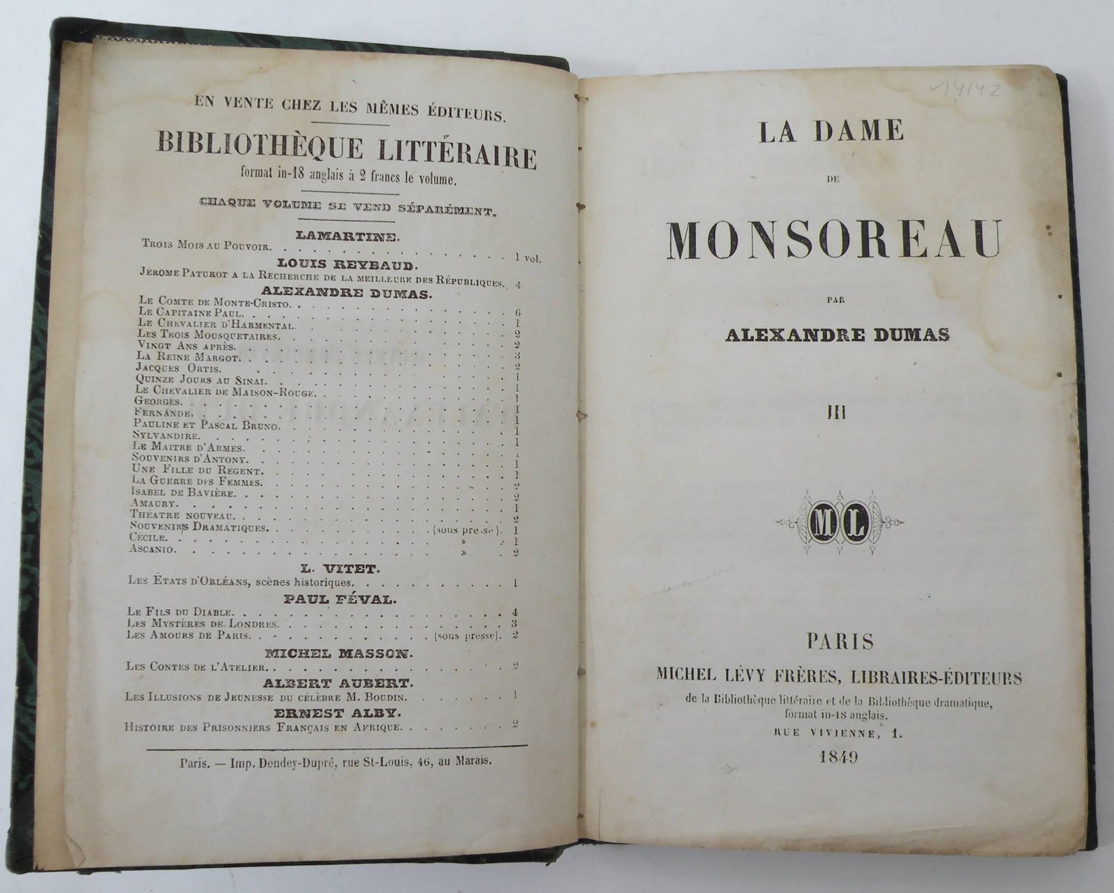 Dumas A. La dame lt Monsoreau. Т.3.