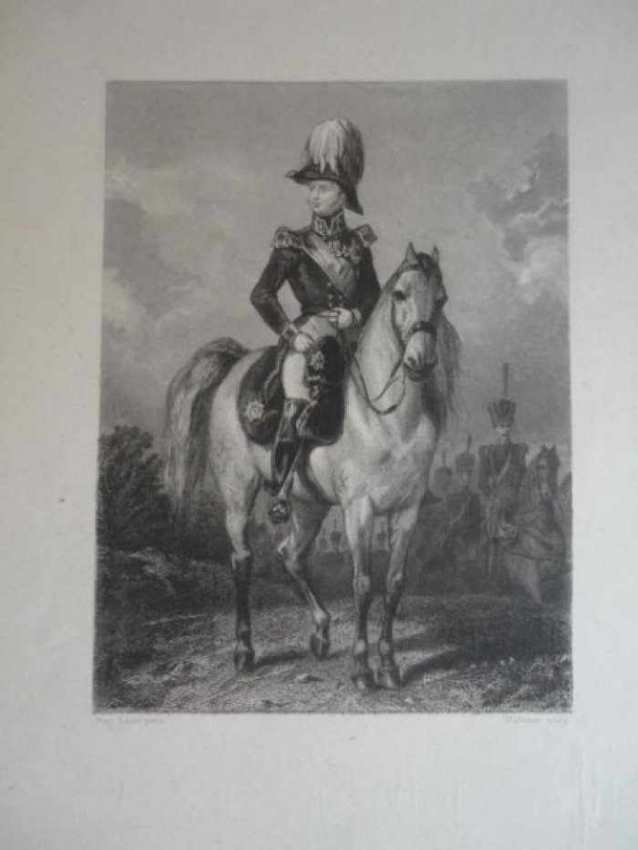 Alexandre 1er. Александр I (Александр Первый). Гравюра.