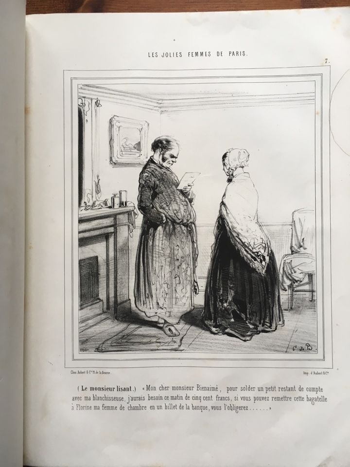 L. Beamont Jolies femmes de Paris/Красавицы Парижа. 20 литографий на отдельных листах (полная серия)