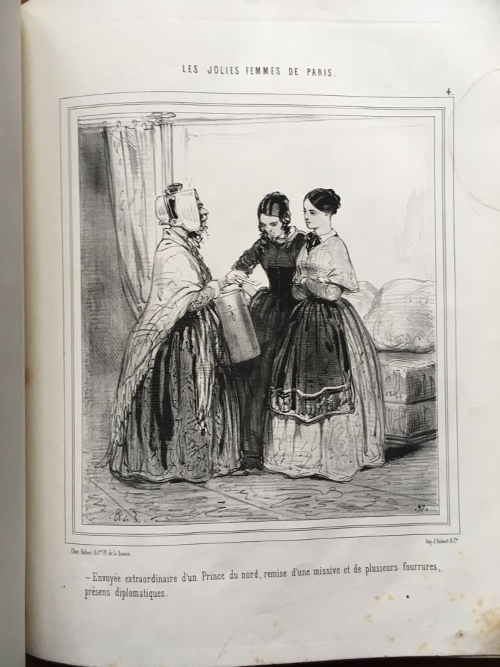 L. Beamont Jolies femmes de Paris/Красавицы Парижа. 20 литографий на отдельных листах (полная серия)