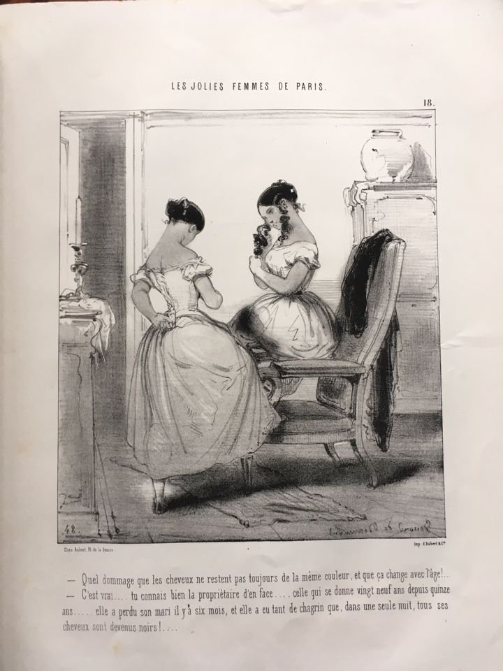 L. Beamont Jolies femmes de Paris/Красавицы Парижа. 20 литографий на отдельных листах (полная серия)