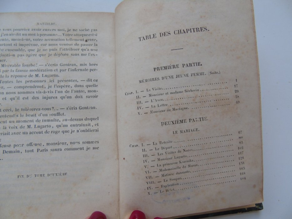 Сю, Е. / M. Eugene Sue Матильда. Записки молодой женщины. Ч. 1-2. [Mathilde. Memoires dune jeune Femme. 2 t].