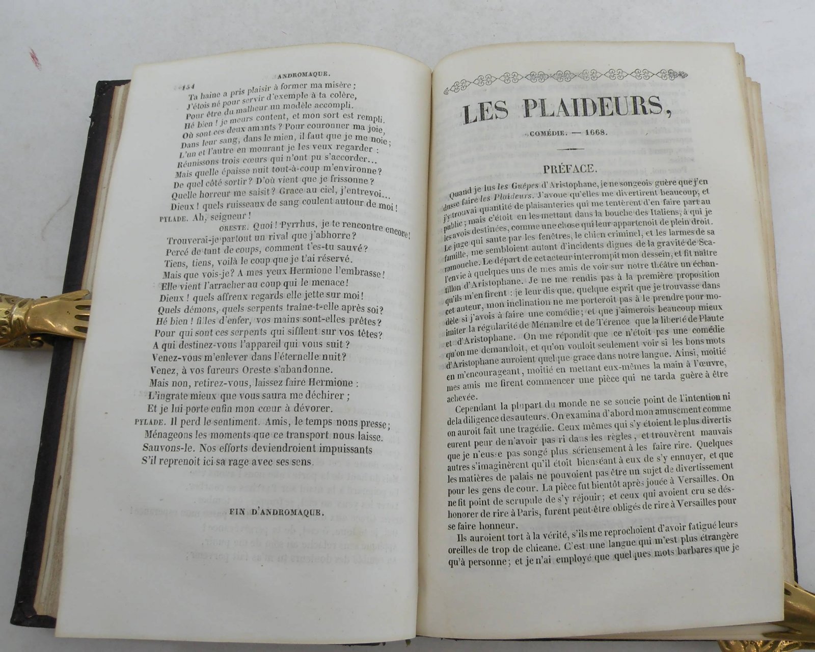 Auger, L. S. (Л. С. Оже) Oeuvres compl?tes de J. Racine: Avec une notice sur sa vie. (Полные работы Дж. Расина с информацией о его жизни).