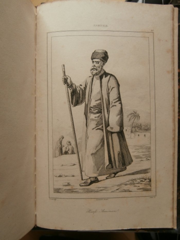 Вернье (XIX) Франция - рисовальщик, Леба (XIX) Франция - гравер, Lemaitre (Августин Франсуа Леметр,  Гравюра на стали °Армянский епископ°.