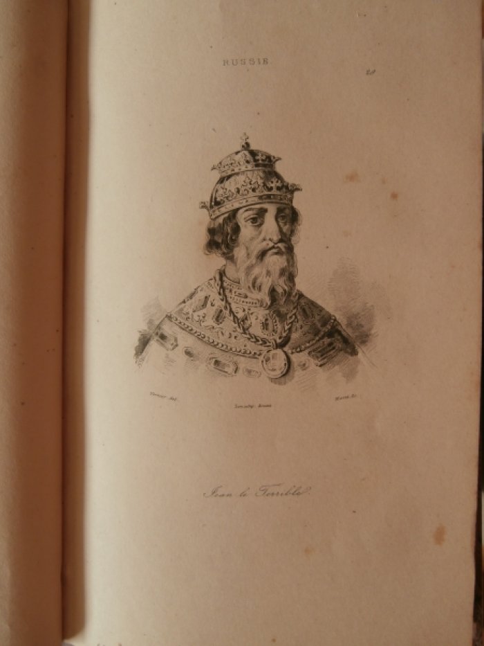 Вернье XIX Франция - рисовальщик, Морэ XIX Франция - Гравер, Lemaitre(Августин Франсуа Леметр 1797-1 Гравюра на стали «Иван Грозный (1530 – 1584)».