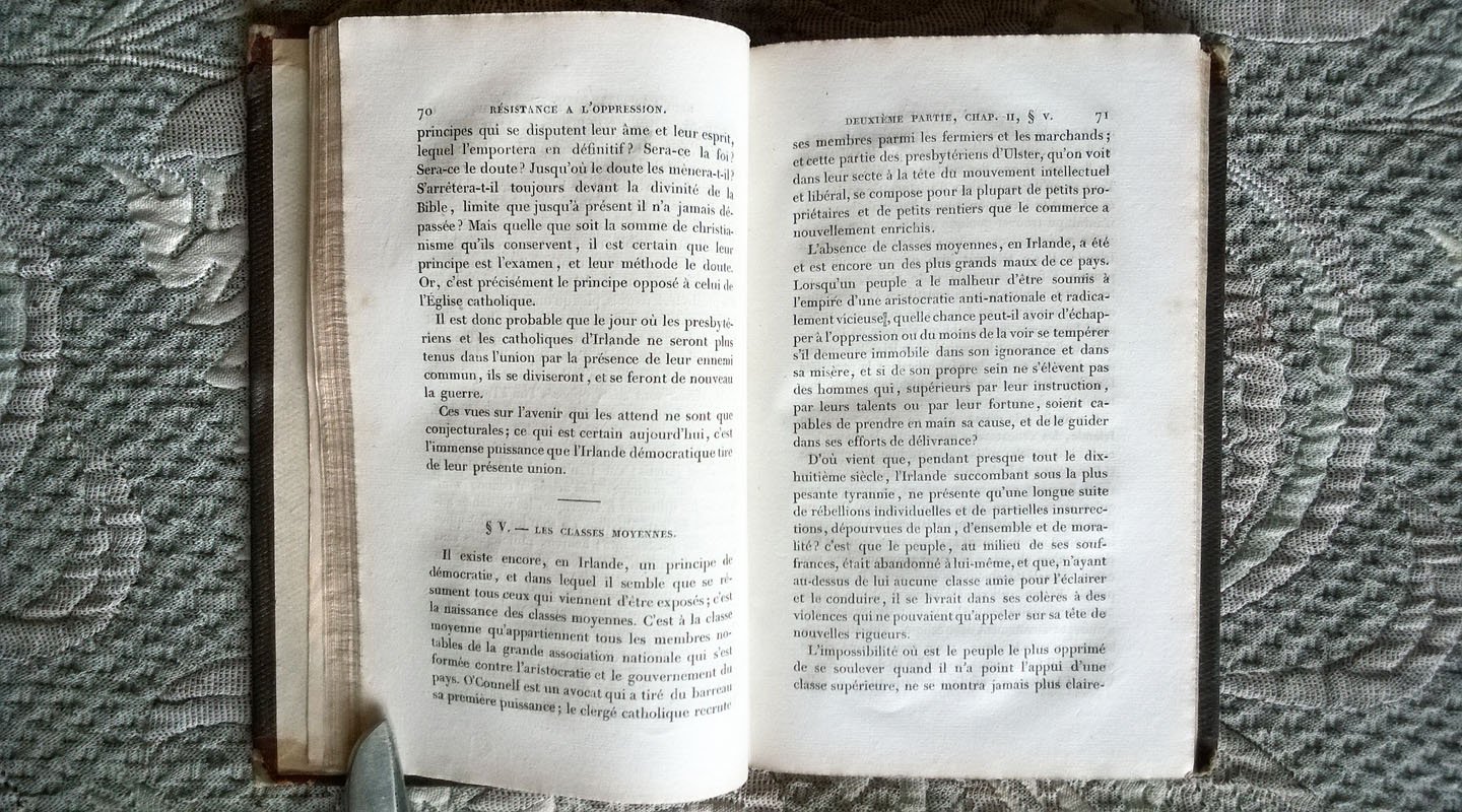 Gustave de Beaumont. Ирландия: Общественная, политическая и религиозная жизнь. (L Irlande: Sociale, Politique et Religieuse).