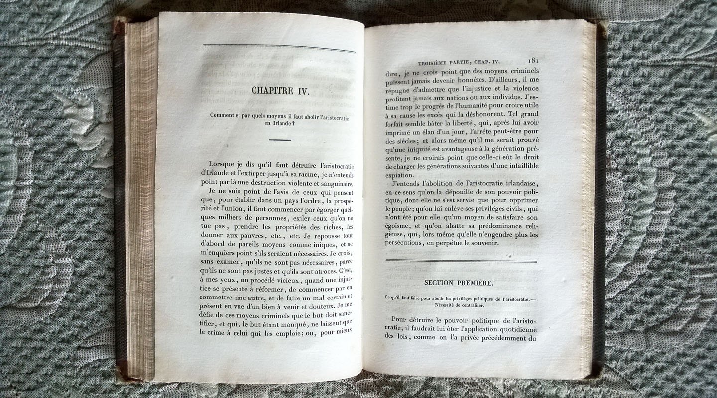 Gustave de Beaumont. Ирландия: Общественная, политическая и религиозная жизнь. (L Irlande: Sociale, Politique et Religieuse).
