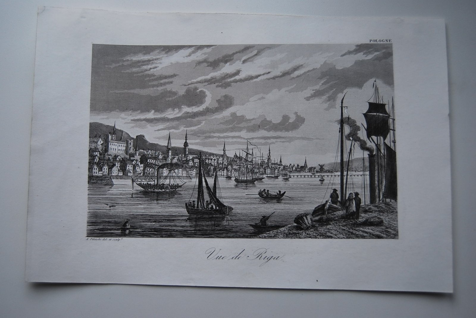 Pilinski A. Vue de Riga.
