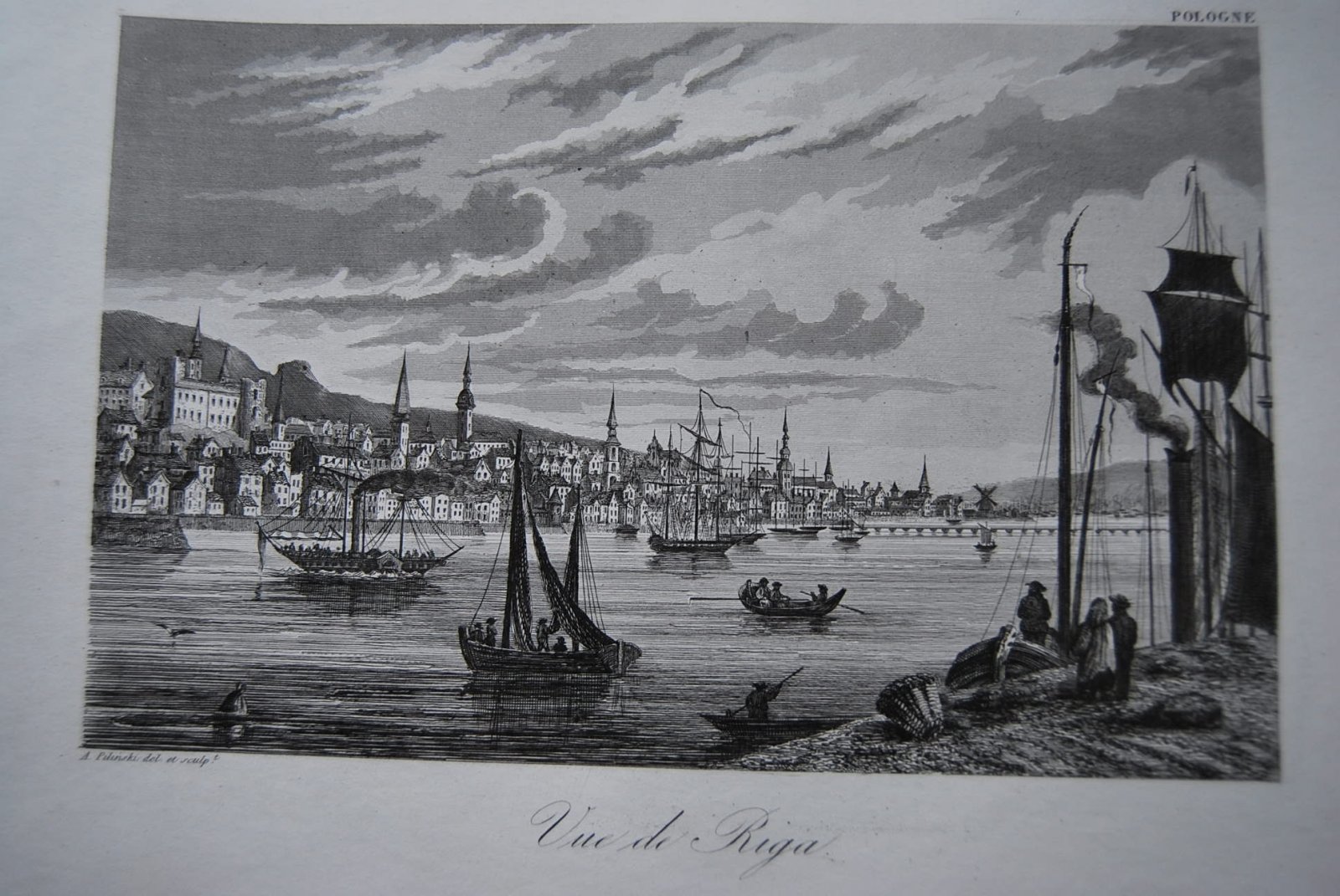 Pilinski A. Vue de Riga.
